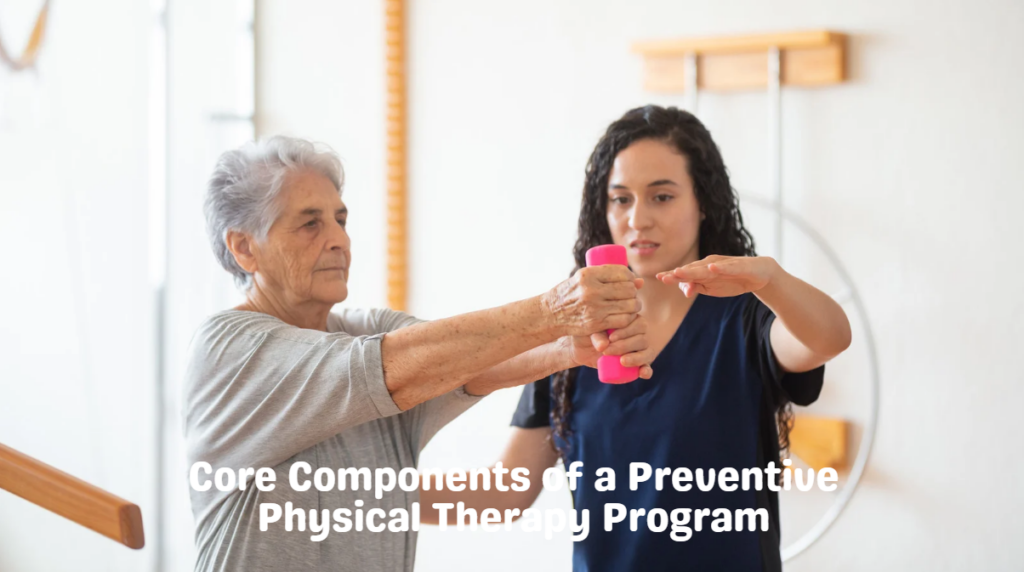 core components of a preventive physical therapy program