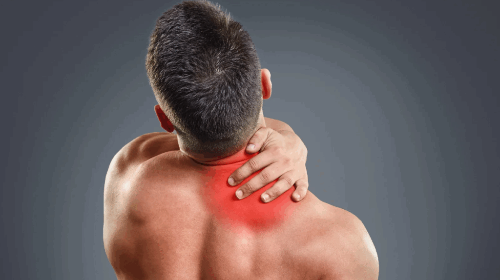 athlete experiencing intense pain