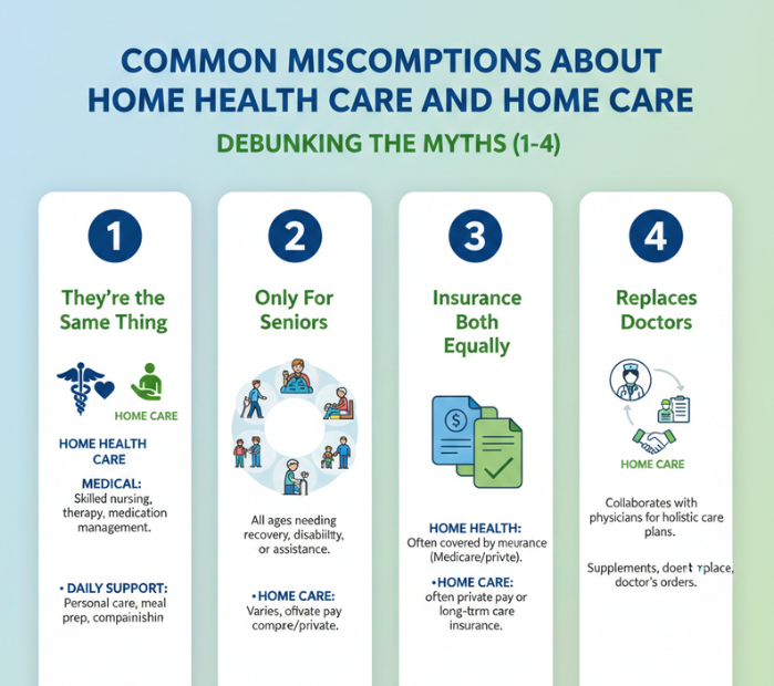 common misconceptions about home health care