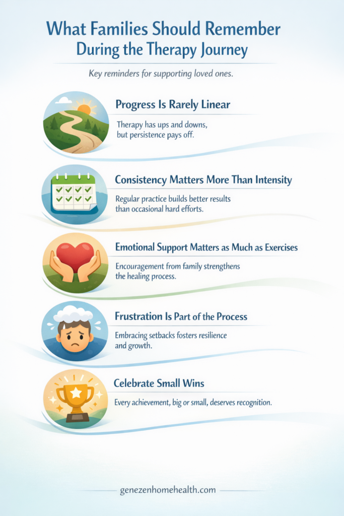 what families should remember during the therapy journey