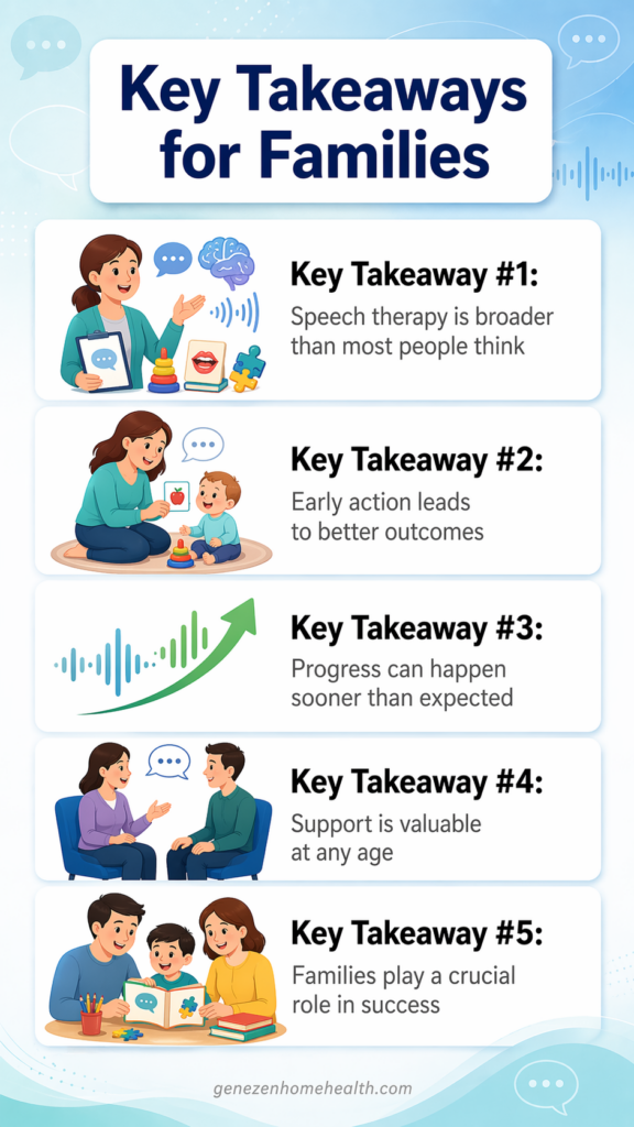 key takeaways for families