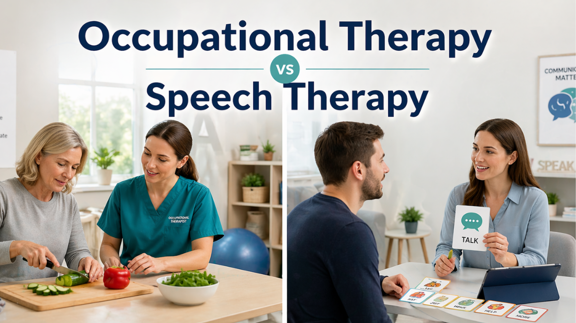 occupational therapy vs speech therapy
